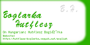 boglarka hutflesz business card